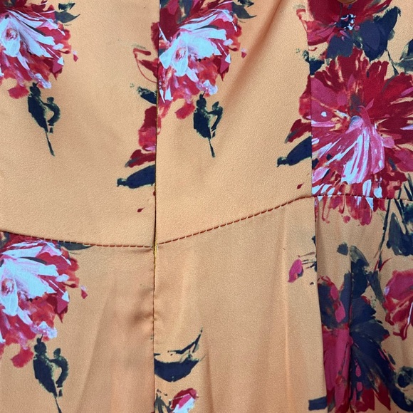 THEIA Rylee Floral Off Shoulder Dress - Picture 9 of 10